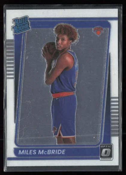 2021 2021-22 Donruss Optic Miles McBride Basketball card — Front