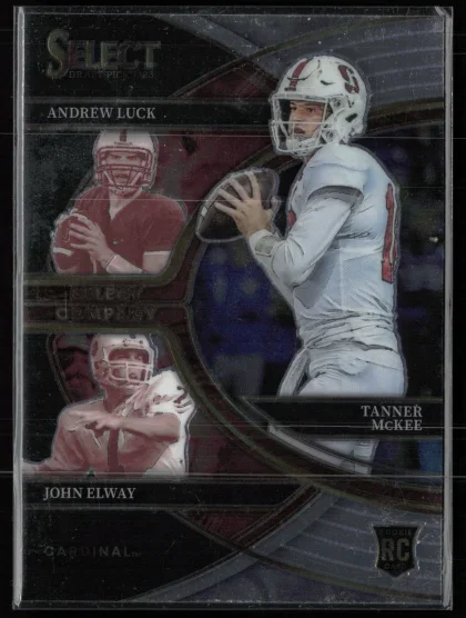 2023 2023 Panini Select Draft Picks Andrew Luck / John Elway / Tanner McKee Football card — Front