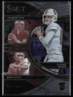 2023 2023 Panini Select Draft Picks Andrew Luck / John Elway / Tanner McKee Football card front — Card Source Canada