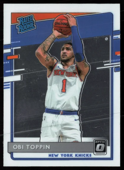 2020 2020-21 Donruss Optic Obi Toppin Basketball card — Front