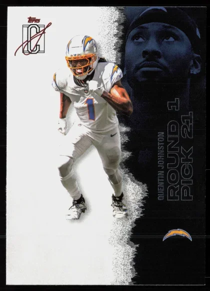 2025 2025 Topps Signature Class Quentin Johnston Football card — Front