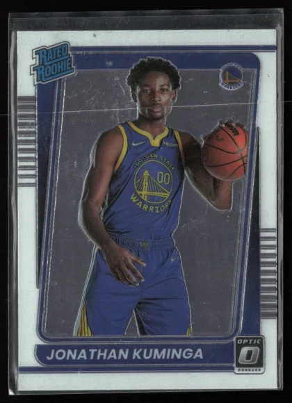 2021 2021-22 Donruss Optic Jonathan Kuminga Basketball card — Front