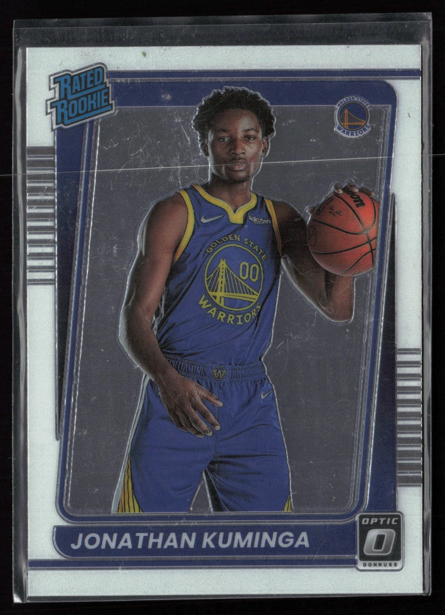 2021 2021-22 Donruss Optic Jonathan Kuminga Basketball card front — Card Source Canada