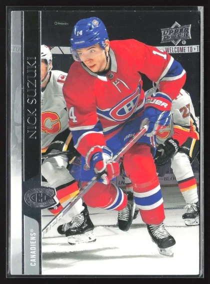 2020 2020-21 Upper Deck Nick Suzuki Hockey card — Front