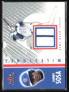 2003 2003 Fleer Tradition Update Sammy Sosa Baseball card front — Card Source Canada