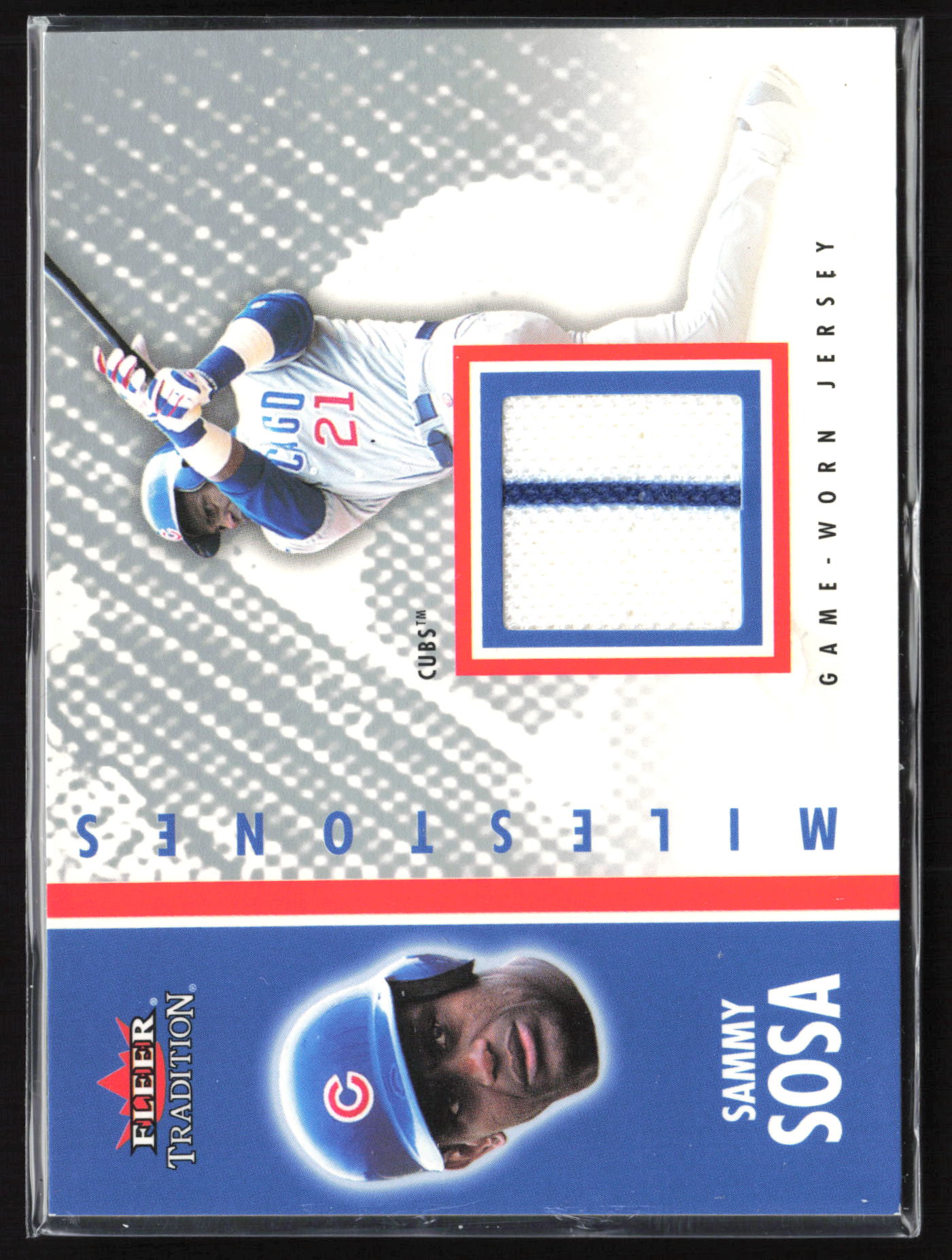 2003 2003 Fleer Tradition Update Sammy Sosa Baseball card front — Card Source Canada