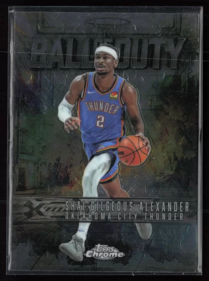 2025 2025-26 Topps Chrome Shai Gilgeous-Alexander Basketball card — Front