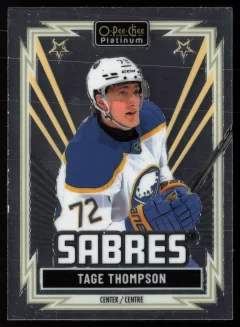 2025 2025-26 O-Pee-Chee Tage Thompson Hockey card front — Card Source Canada