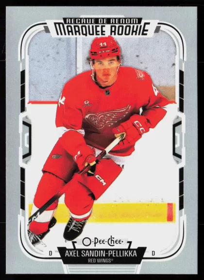 2025 2025-26 O-Pee-Chee Axel Sandin-Pellikka Hockey card — Front