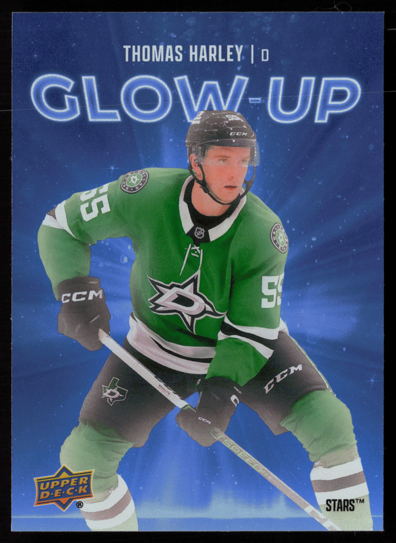 2025 2025-26 Upper Deck Thomas Harley Hockey card front — Card Source Canada