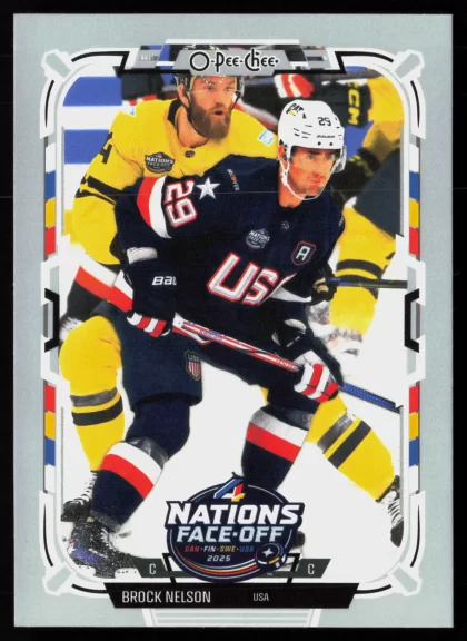 2025 2025-26 O-Pee-Chee Brock Nelson Hockey card — Front