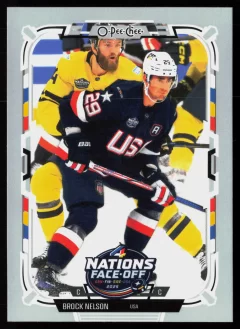 2025 2025-26 O-Pee-Chee Brock Nelson Hockey card front — Card Source Canada