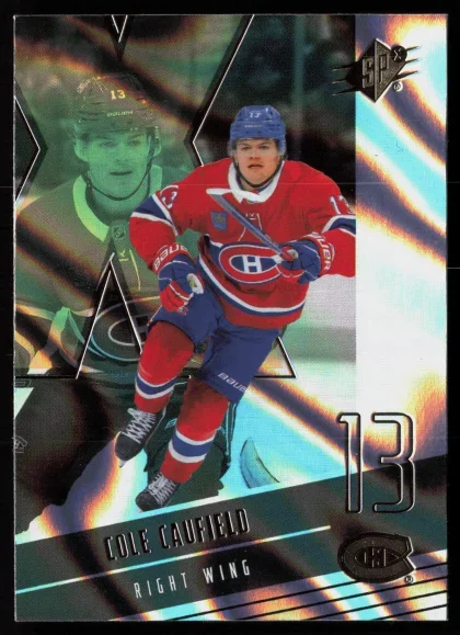 2025 2025-26 SPx Cole Caufield Hockey card — Front
