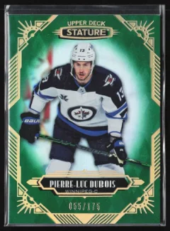 2020 2020-21 Upper Deck Stature Pierre-Luc Dubois Hockey card front — Card Source Canada
