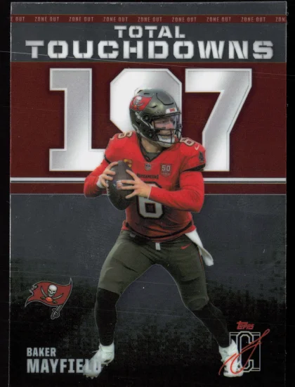 2025 2025 Topps Signature Class Baker Mayfield Football card — Front