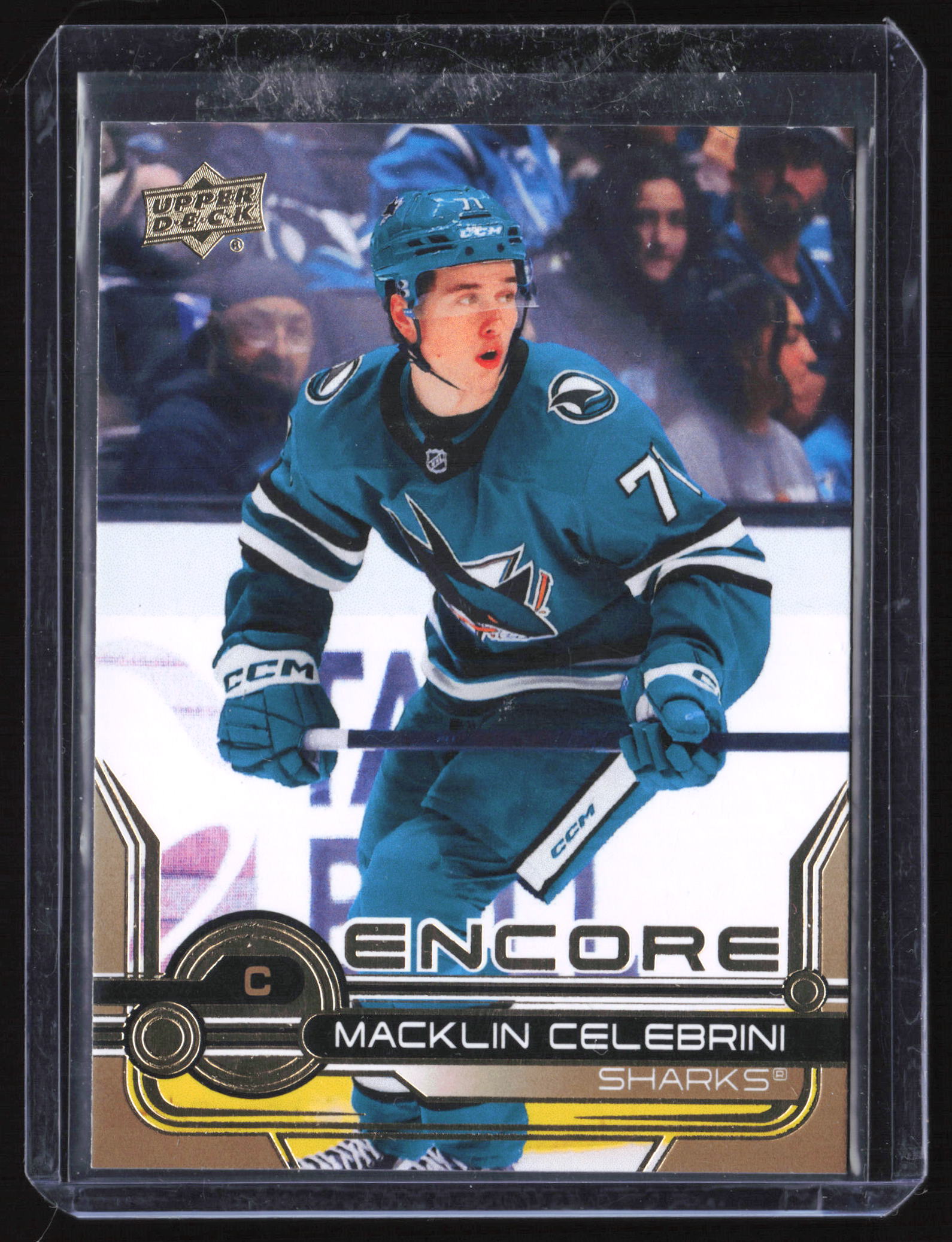 2024 2024-25 Upper Deck Macklin Celebrini Hockey card front — Card Source Canada