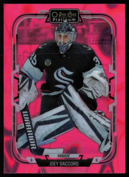 2025 2025-26 O-Pee-Chee Platinum Joey Daccord Hockey card — Front