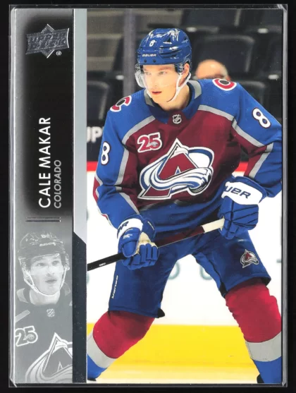 2021 2021-22 Upper Deck Cale Makar Hockey card — Front
