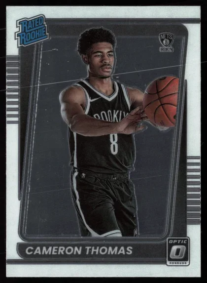 2021 2021-22 Donruss Optic Cameron Thomas Basketball card — Front