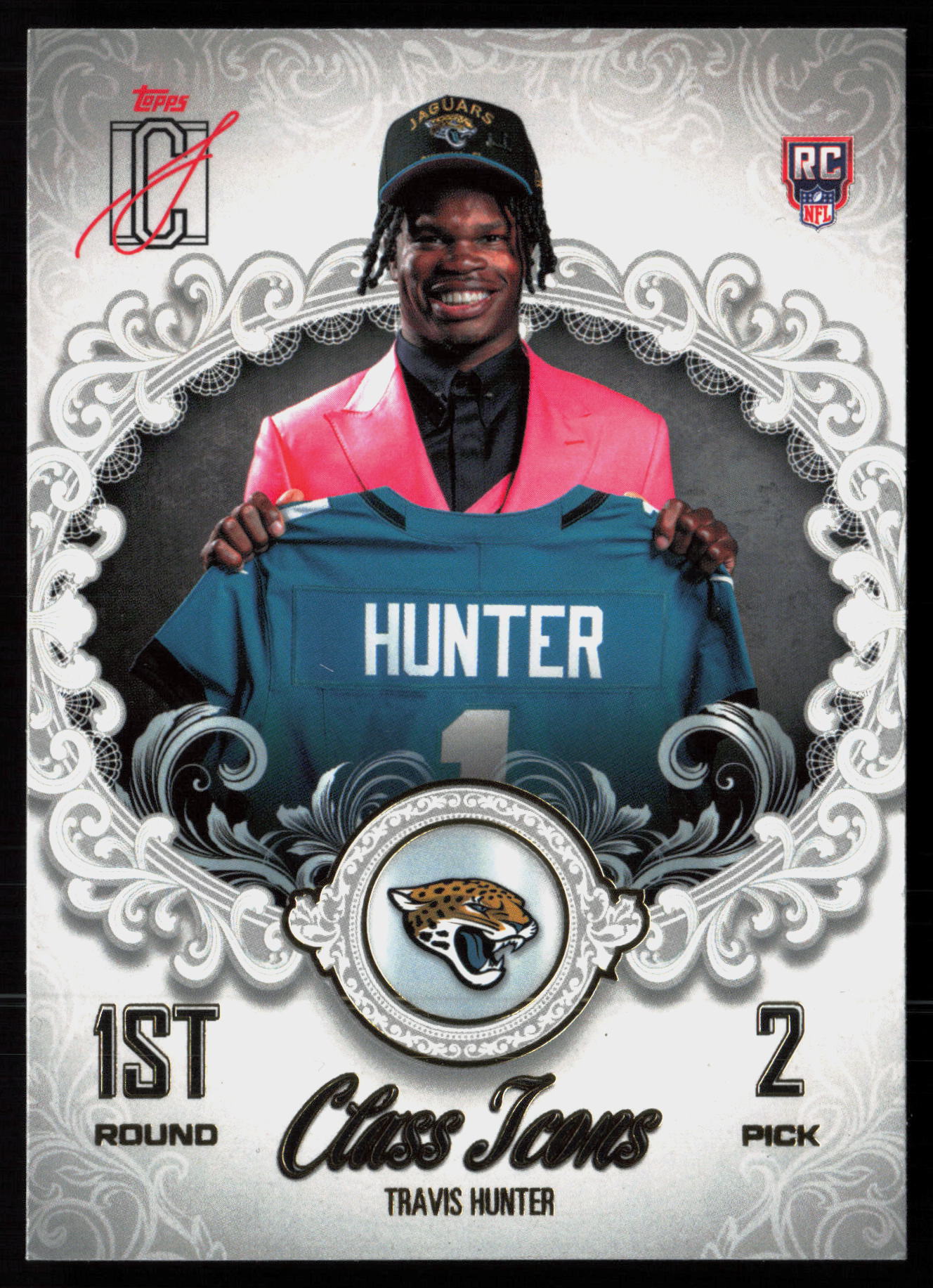 2025 2025 Topps Signature Class Travis Hunter Football card front — Card Source Canada