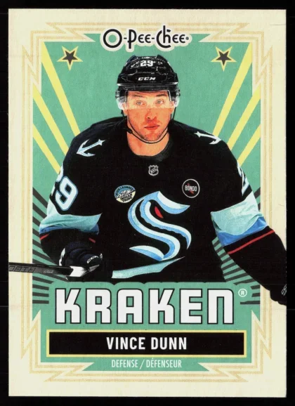 2025 2025-26 O-Pee-Chee Vince Dunn Hockey card — Front