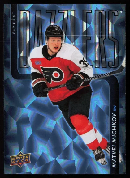 2025 2025-26 Upper Deck Matvei Michkov Hockey card — Front