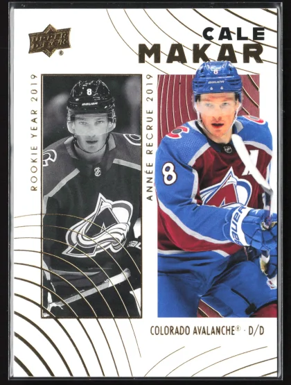 2024 2024-25 Upper Deck Tim Hortons Retrospective Rookies Cale Makar Hockey card — Front