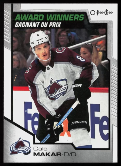 2020 2020-21 Upper Deck Cale Makar Hockey card — Front