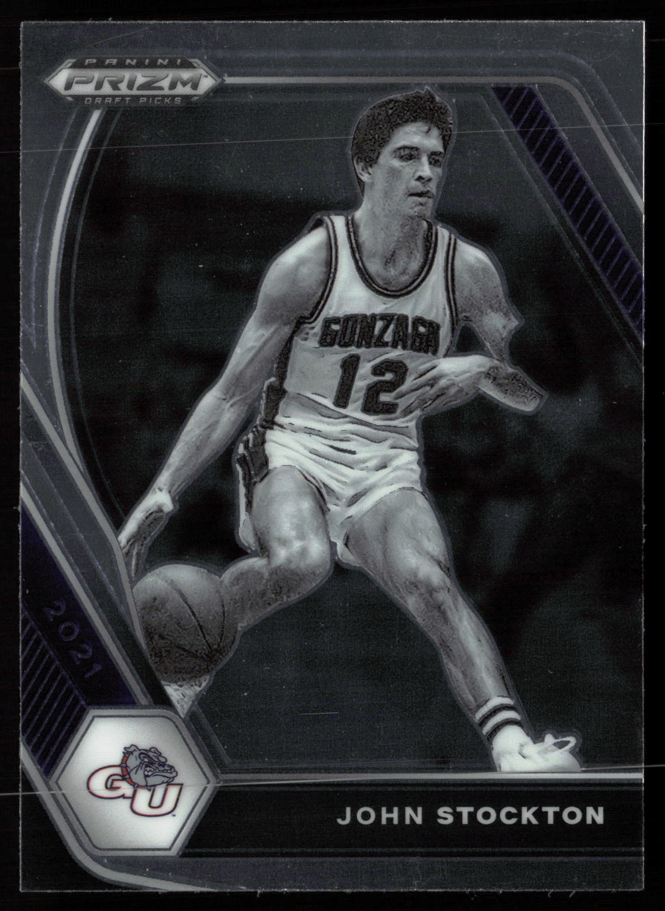 2021 2021 Panini Prizm Draft Picks John Stockton Basketball card front — Card Source Canada