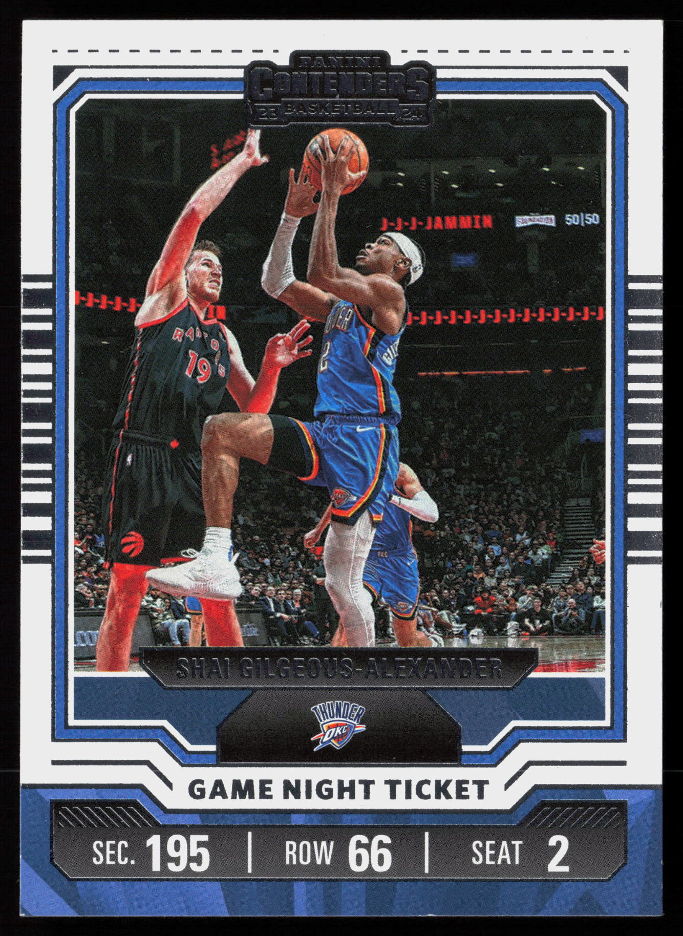 2023 2023-24 Panini Contenders Shai Gilgeous-Alexander Basketball card front — Card Source Canada