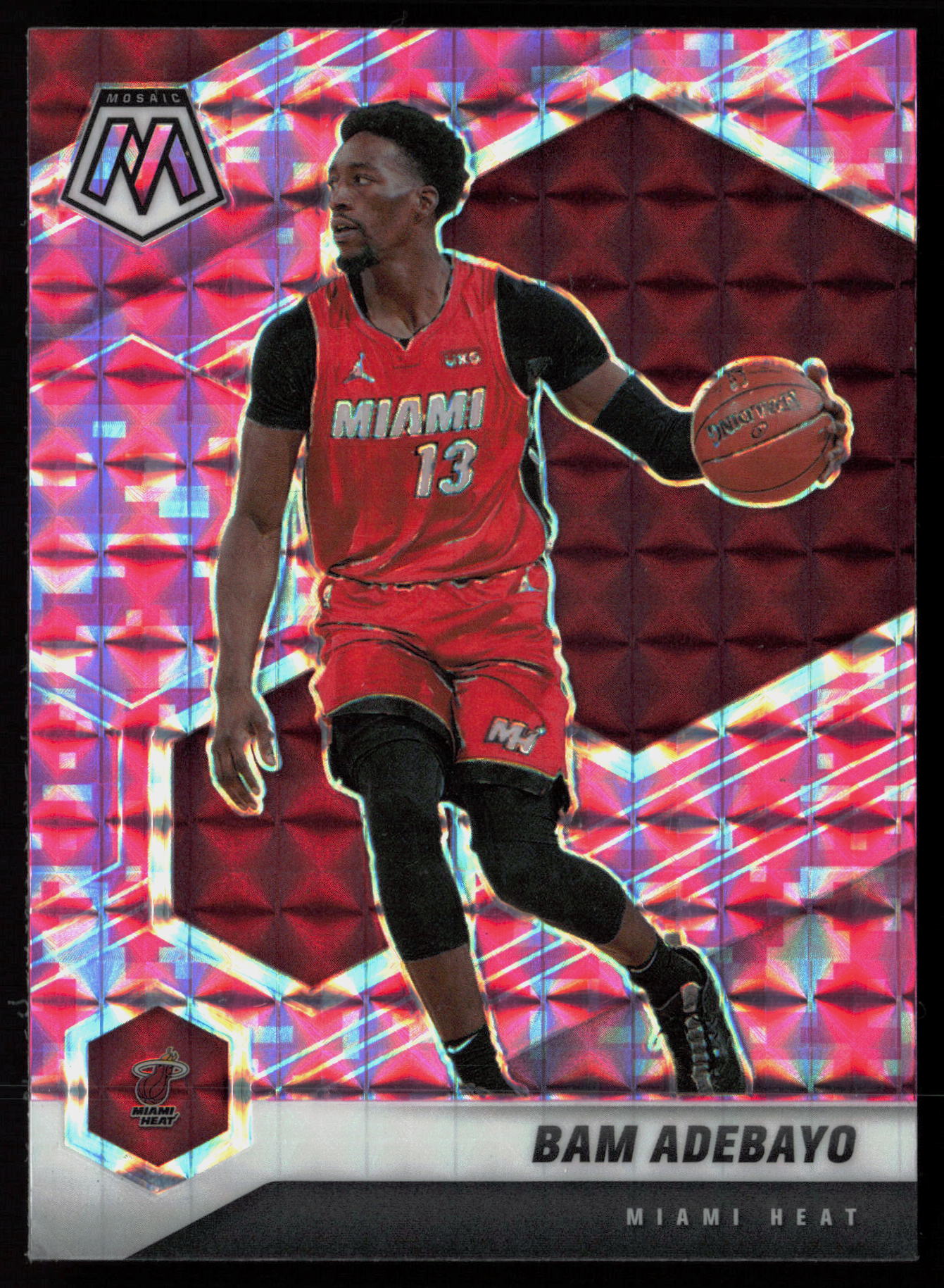 2020 2020-21 Panini Mosaic Bam Adebayo Basketball card front — Card Source Canada
