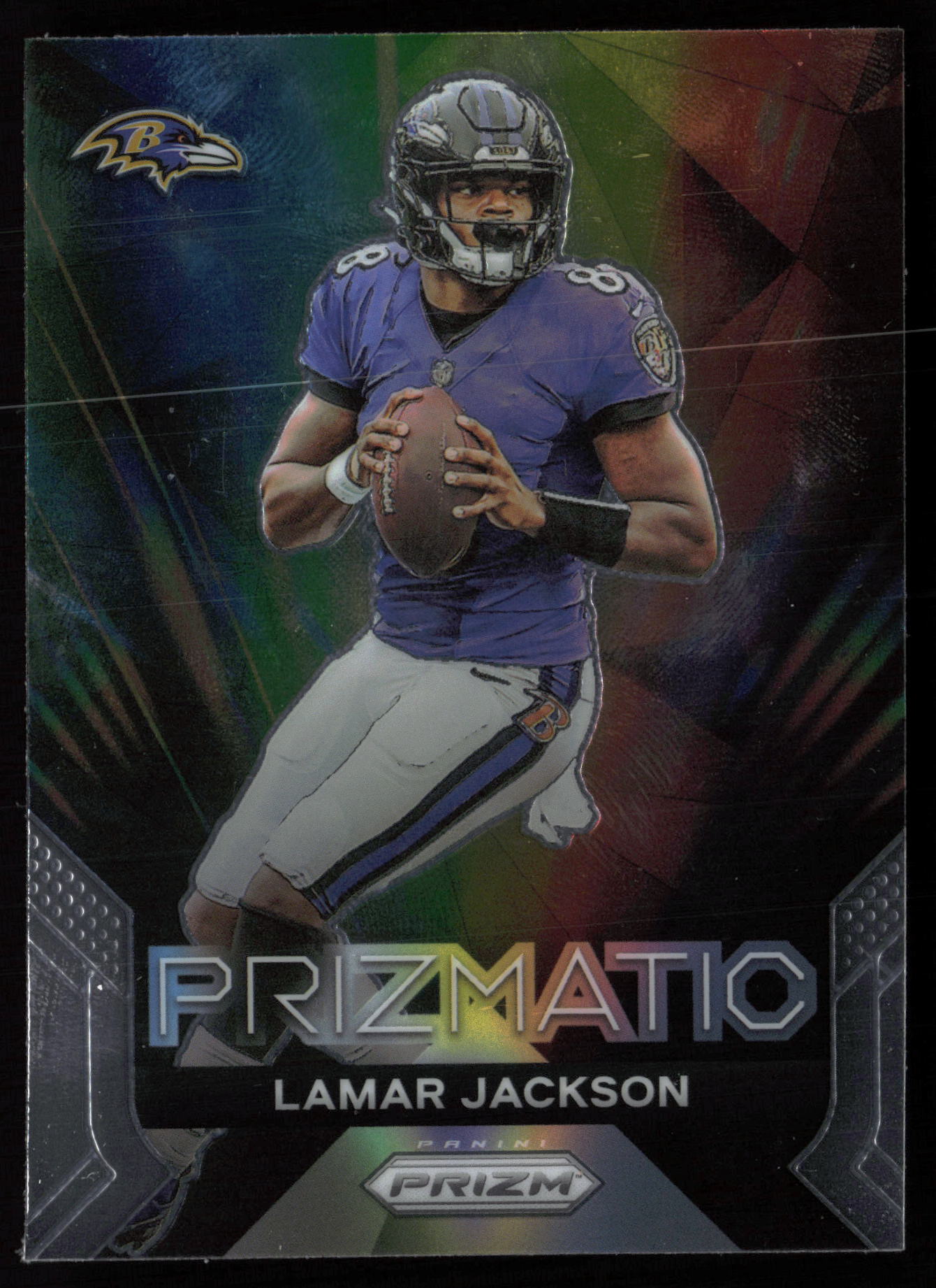 2023 2023 Panini Prizm Lamar Jackson Football card front — Card Source Canada