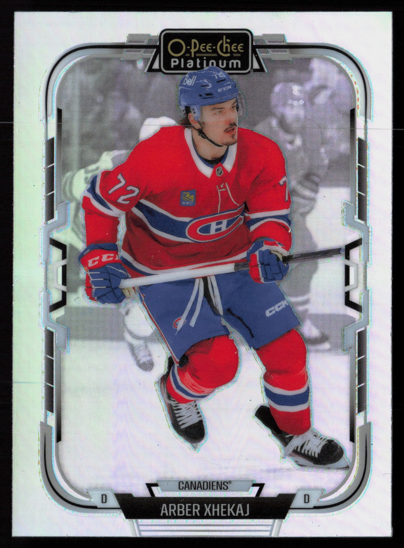 2025 2025-26 O-Pee-Chee Arber Xhekaj Hockey card front — Card Source Canada