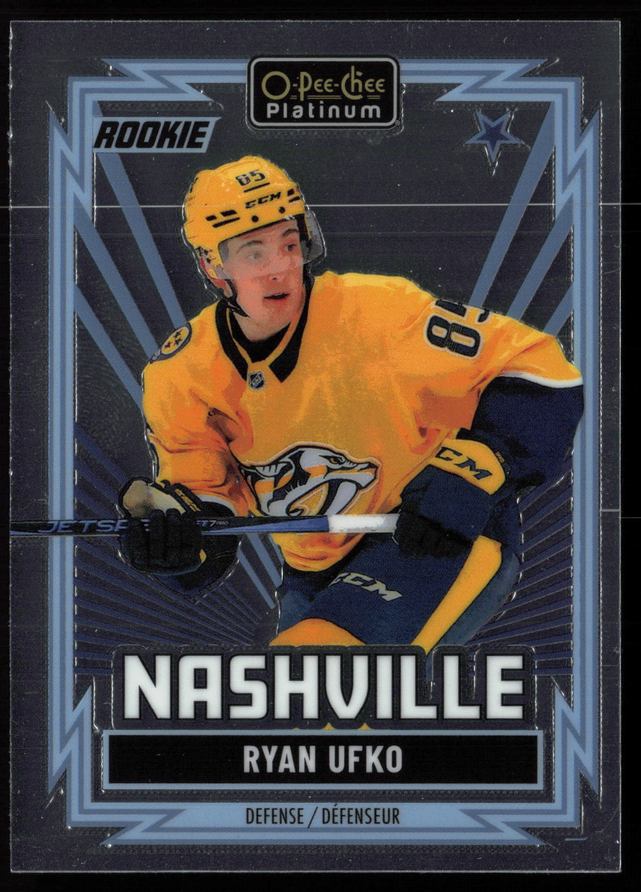 2025 2025-26 O-Pee-Chee Platinum Ryan Ufko Hockey card front — Card Source Canada
