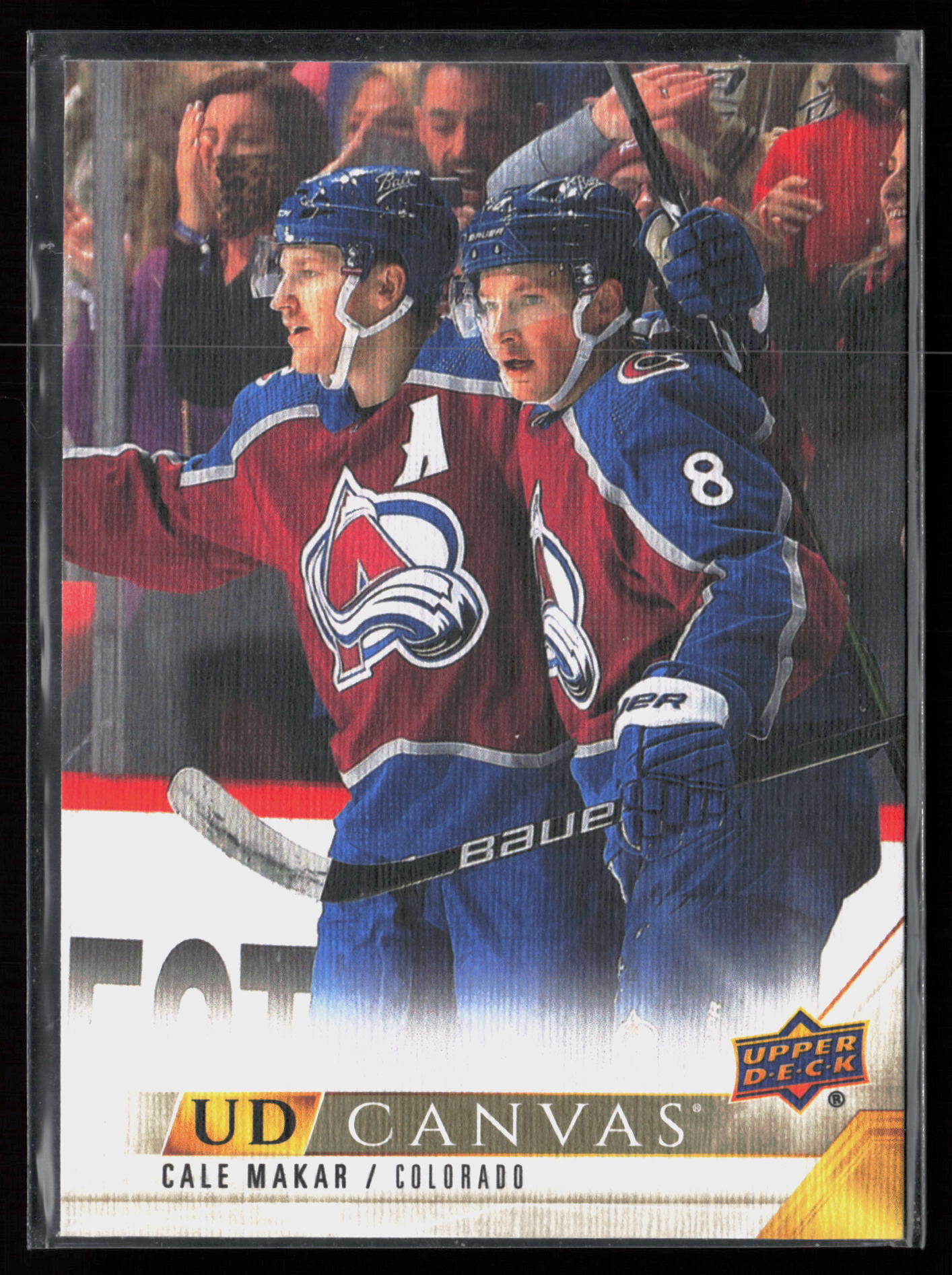 2022 2022-23 Upper Deck Cale Makar Hockey card front — Card Source Canada