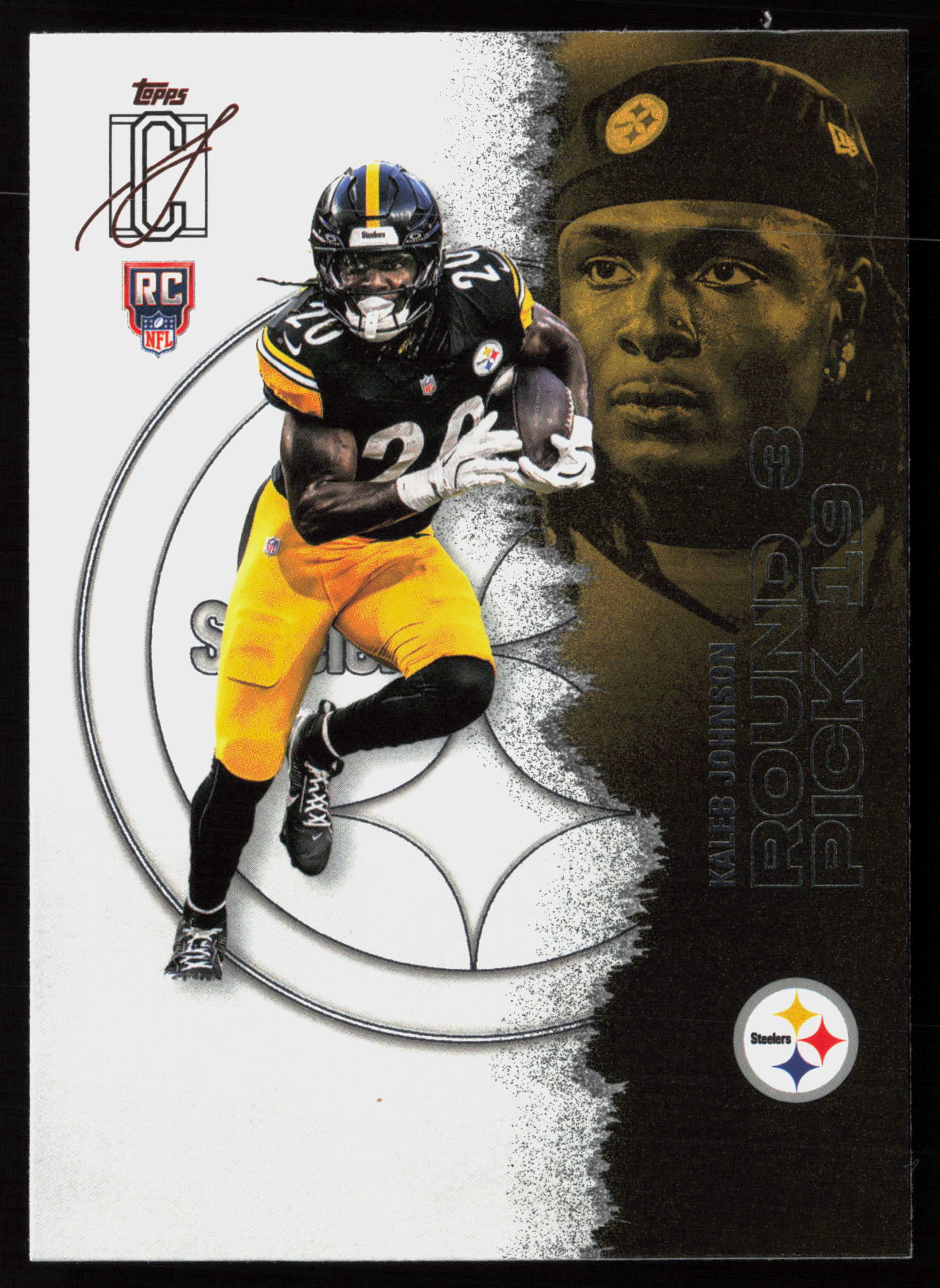 2025 2025 Topps Signature Class Kaleb Johnson Football card front — Card Source Canada