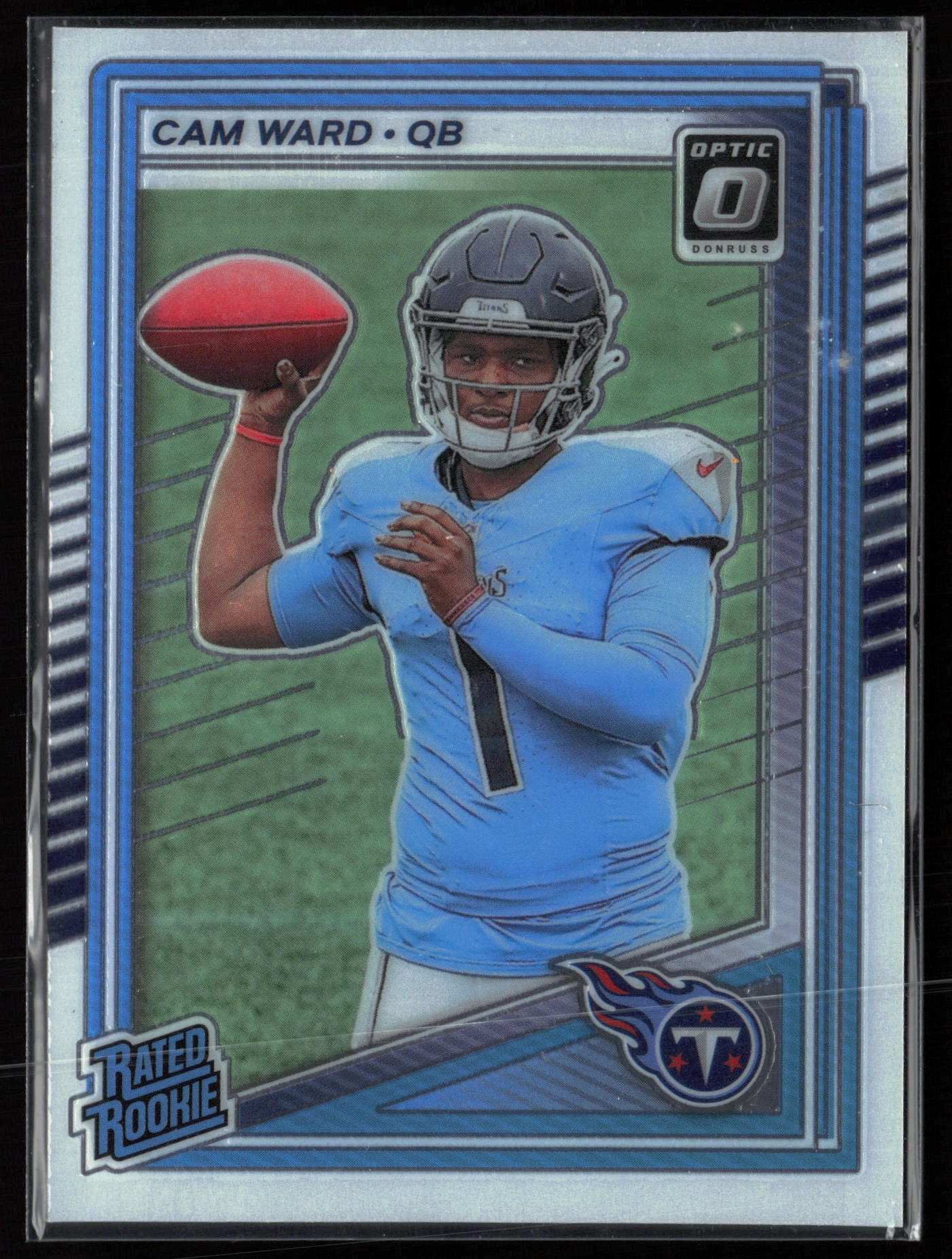 2025 2025 Donruss Optic Cam Ward Football card front — Card Source Canada