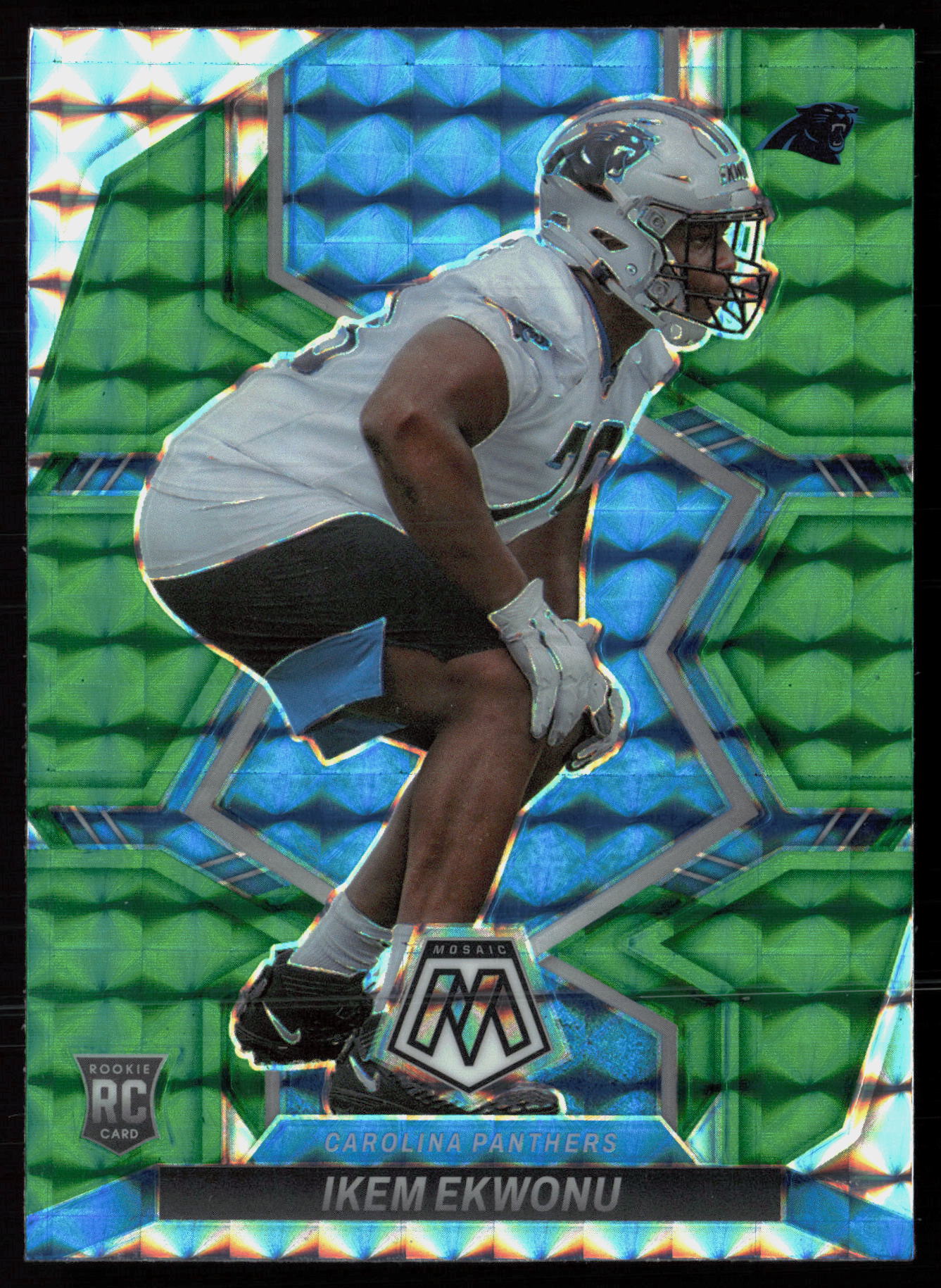 2022 2022 Panini Mosaic Ikem Ekwonu Football card front — Card Source Canada