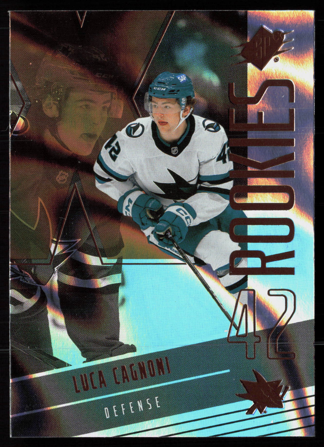 2025 2025-26 SPx Luca Cagnoni Hockey card front — Card Source Canada