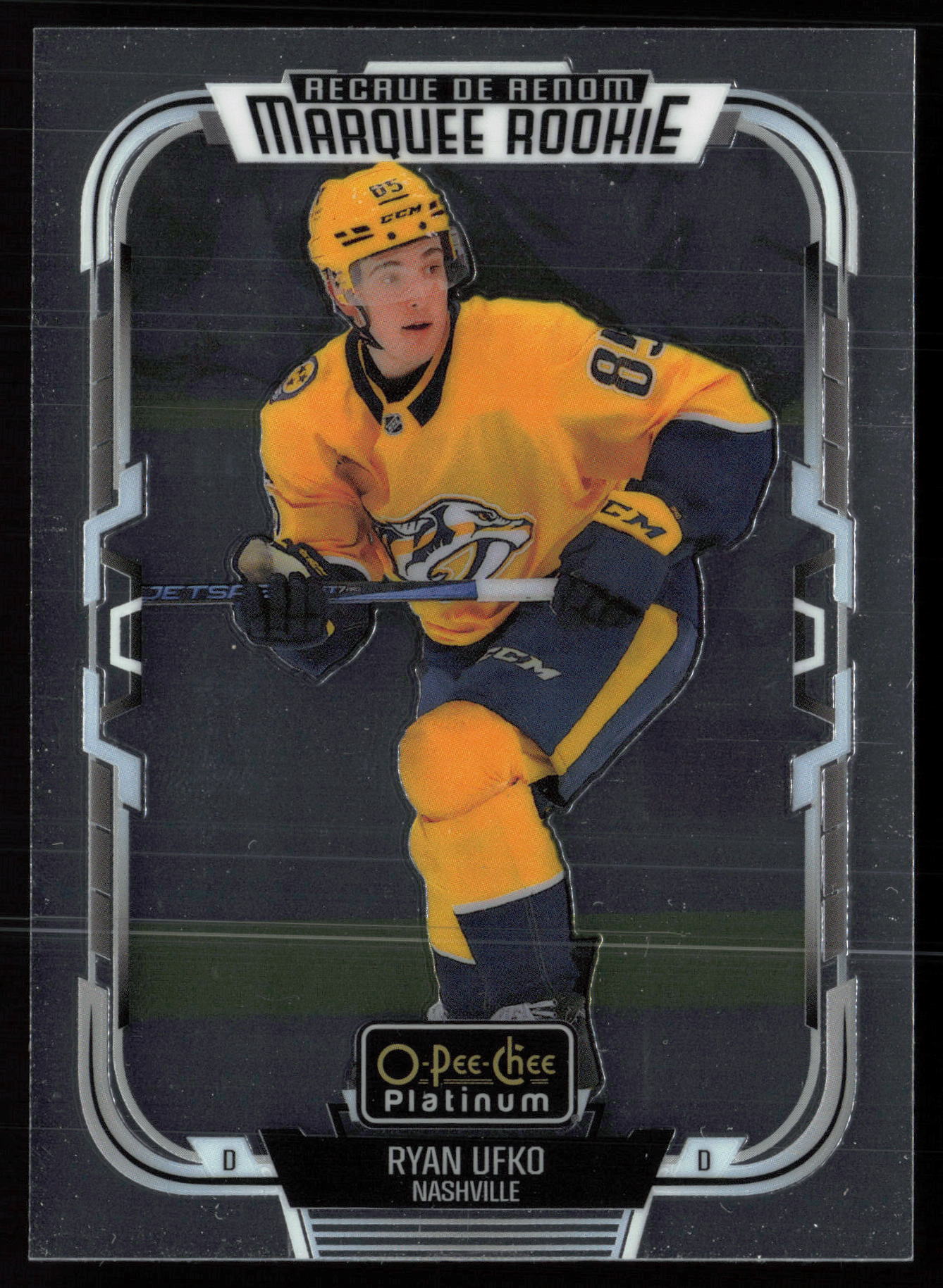 2025 2025-26 O-Pee-Chee Platinum Ryan Ufko Hockey card front — Card Source Canada