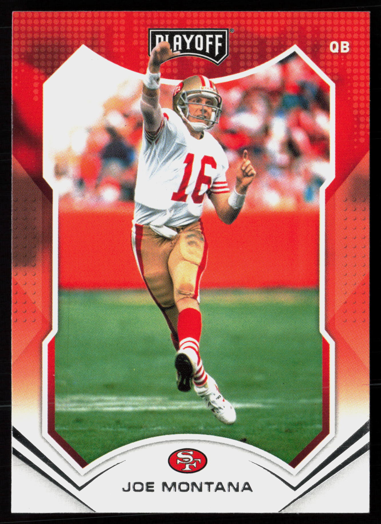 2021 2021 Panini Playoff Joe Montana Football card front — Card Source Canada