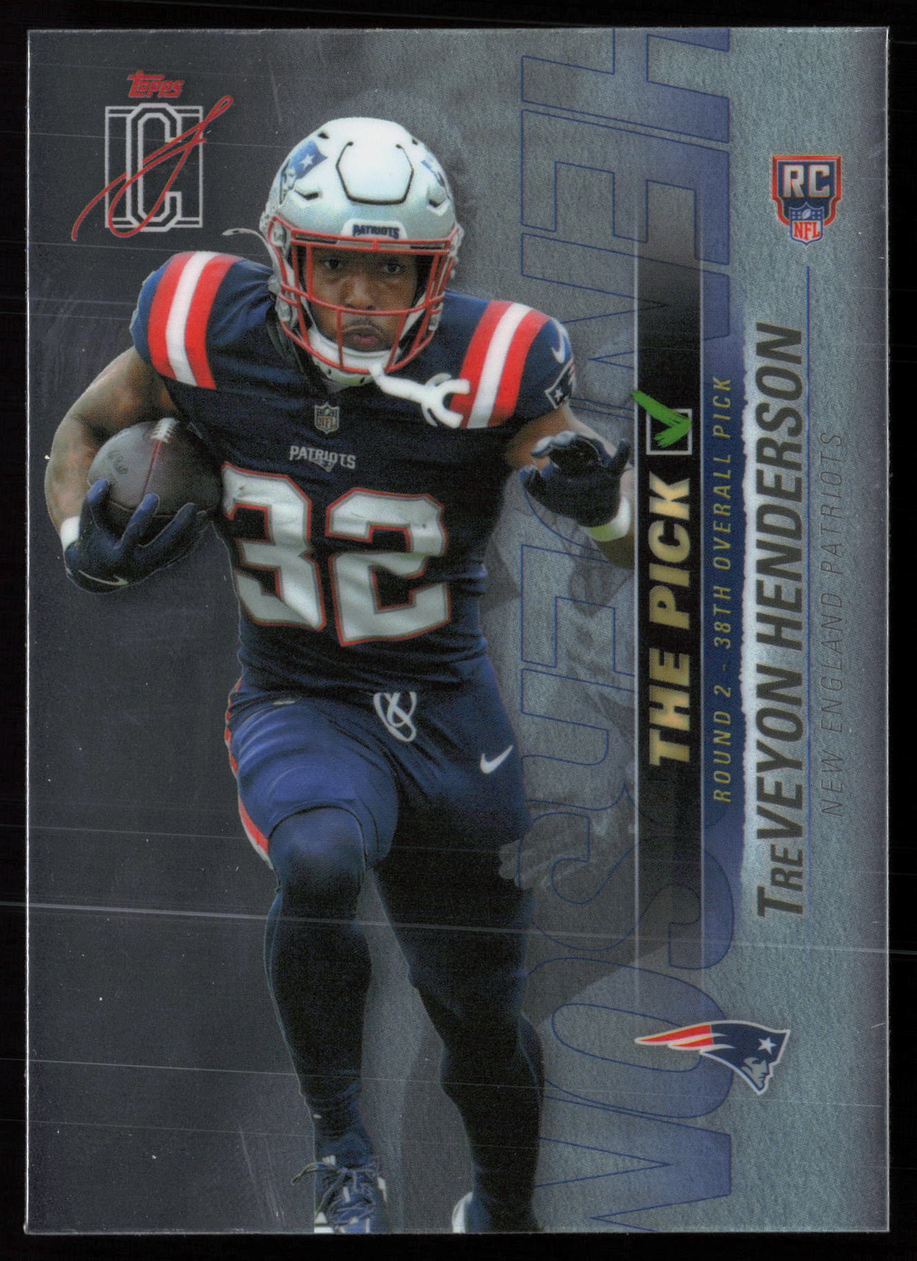 2025 2025 Topps Signature Class TreVeyon Henderson Football card front — Card Source Canada