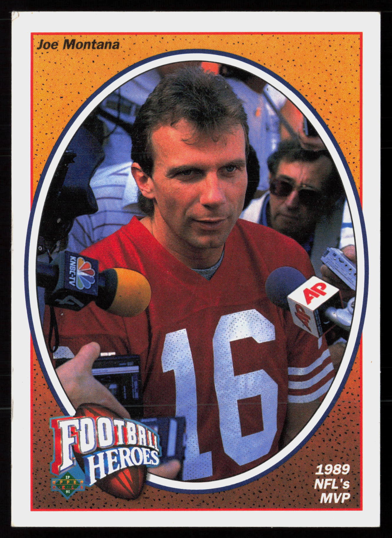 1991 1991 Upper Deck Joe Montana Football card front — Card Source Canada
