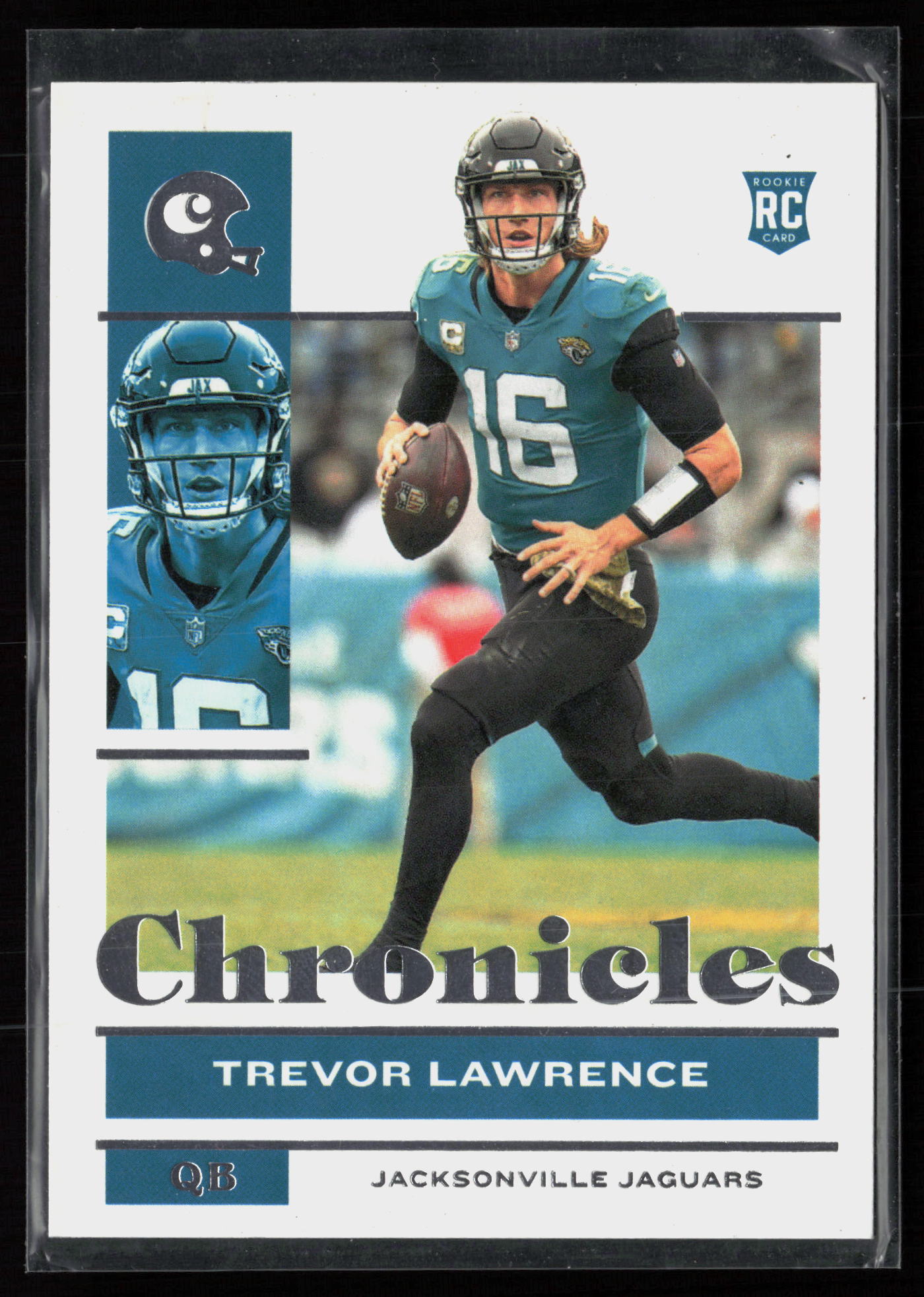 2021 2021 Panini Chronicles Trevor Lawrence Football card front — Card Source Canada