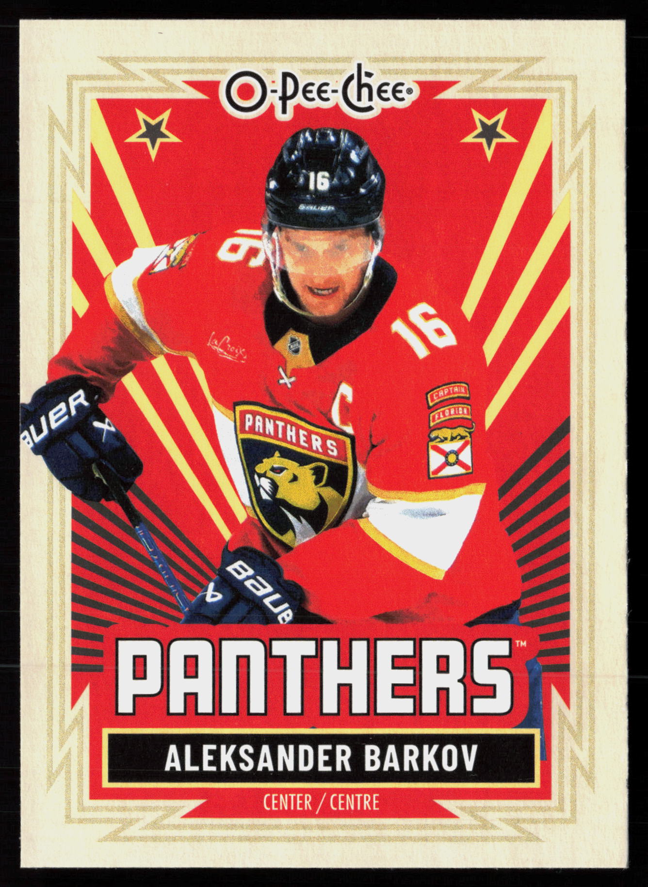 2025 2025-26 O-Pee-Chee Aleksander Barkov Hockey card front — Card Source Canada