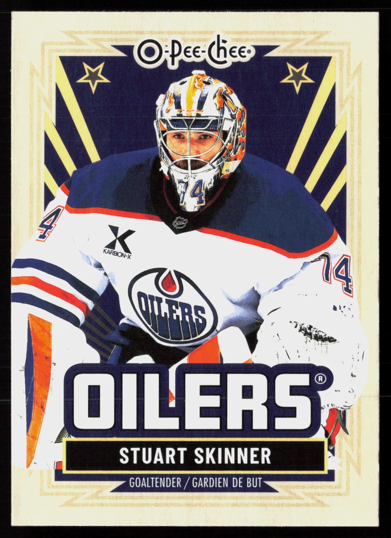 2025 2025-26 O-Pee-Chee Stuart Skinner Hockey card front — Card Source Canada