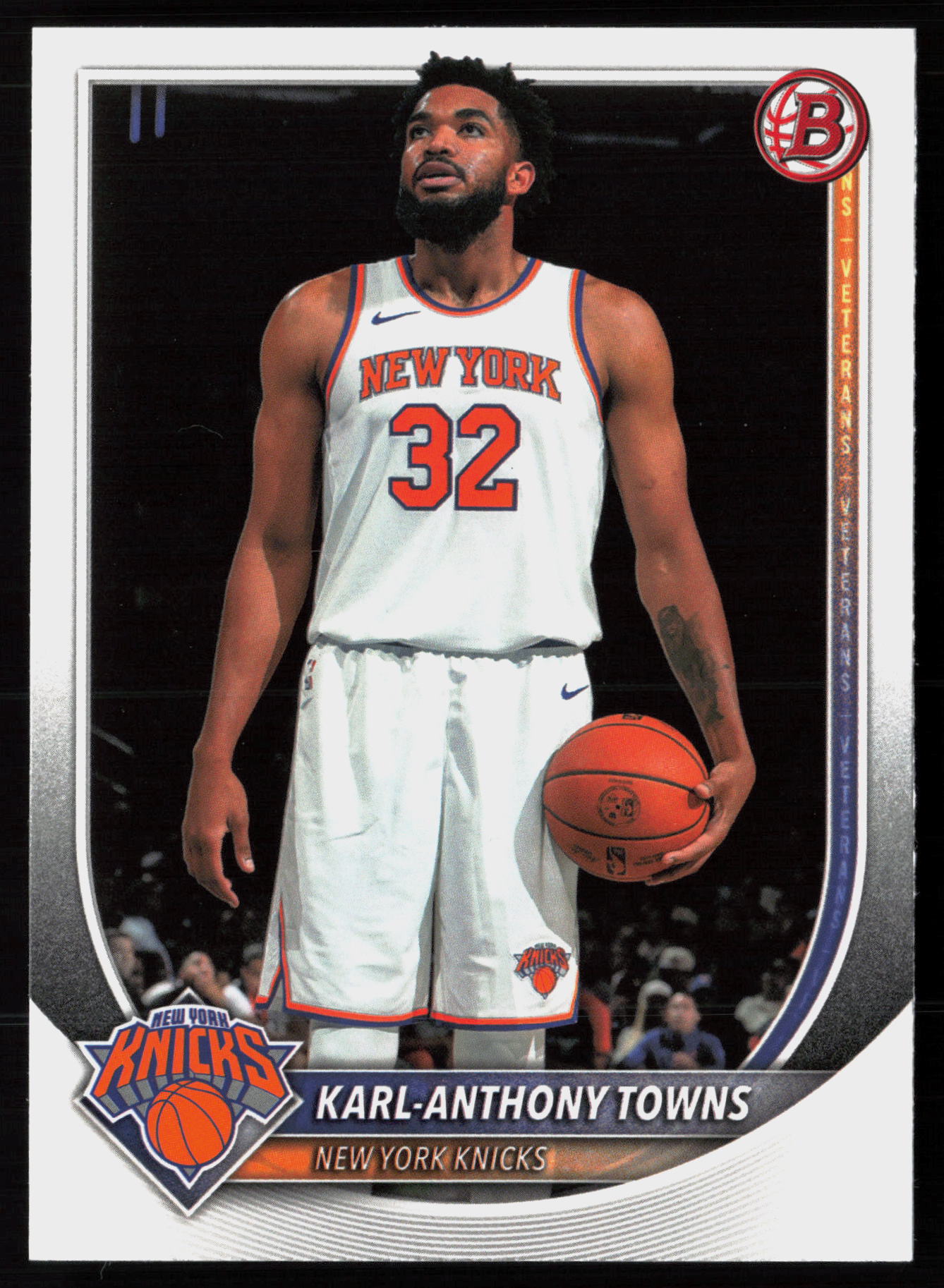 2025 2025-26 Bowman Karl-Anthony Towns Basketball card — Front
