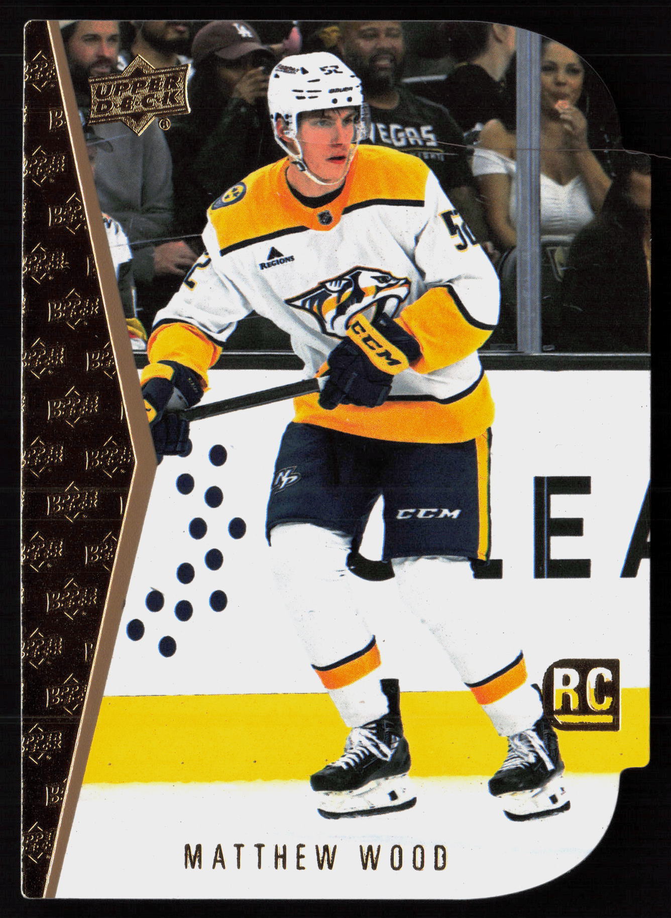 2025 2025-26 Upper Deck Matthew Wood Hockey card front — Card Source Canada